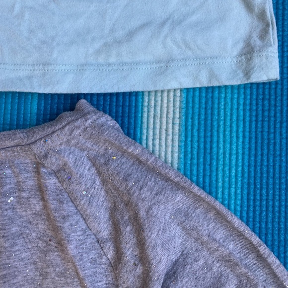 Girls Sparkle Unicorn Sequence Tshirt Top Bundle Set - Picture 13 of 15